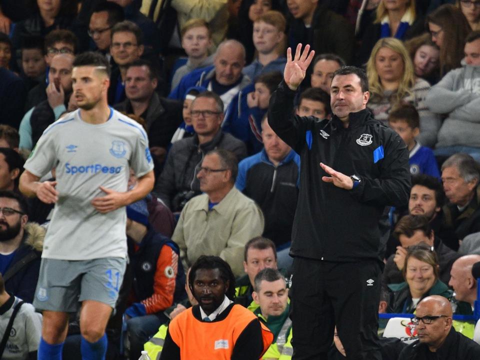 Everton caretaker boss David Unsworth 'couldn't care less' about Joey Barton after 'overweight PE teacher' remark