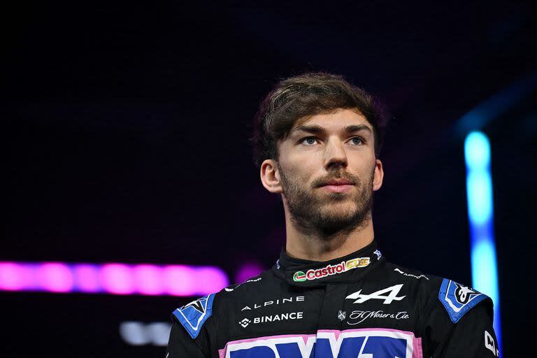 Pierre Gasly, durante la presentación del último modelo de Alpine, su escudería en la Fórmula 1, en la que habló de las negociaciones entre Lewis Hamilton y Ferrari