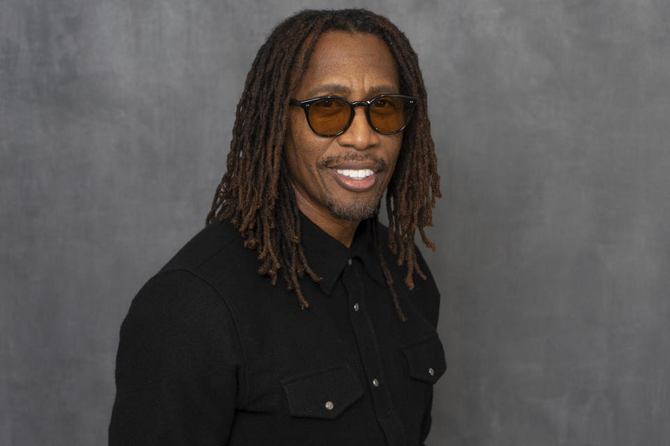 Raphael Saadiq of Tony! Toni! Tone! poses for a portrait on Wednesday, Sept. 27, 2023, in New York. (AP Photo/Gary Gerard Hamilton)