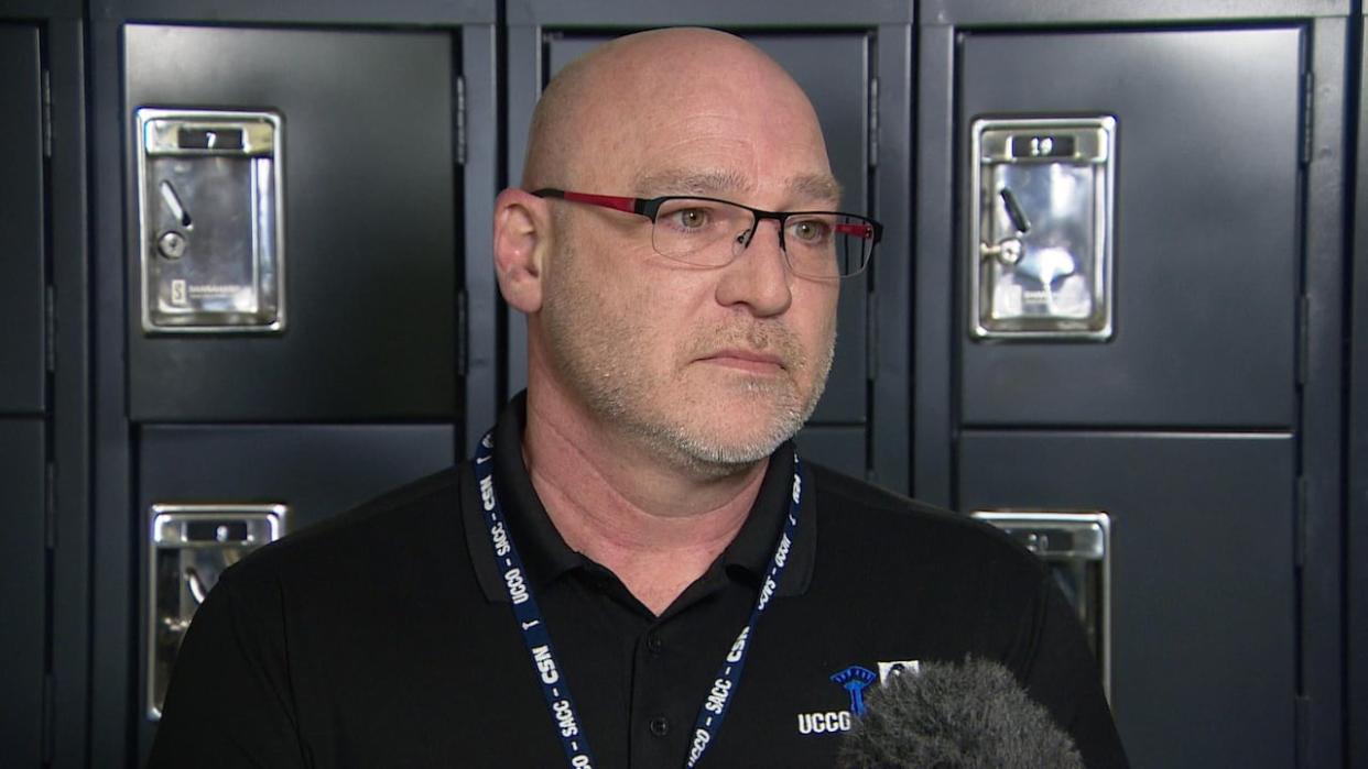 James Bloomfield is president of the Prairies region for the Union of Canadian Correctional Officers. He said correctional officers in Saskatchewan are facing the worst physical and psychological abuse in the country. (CBC News - image credit)