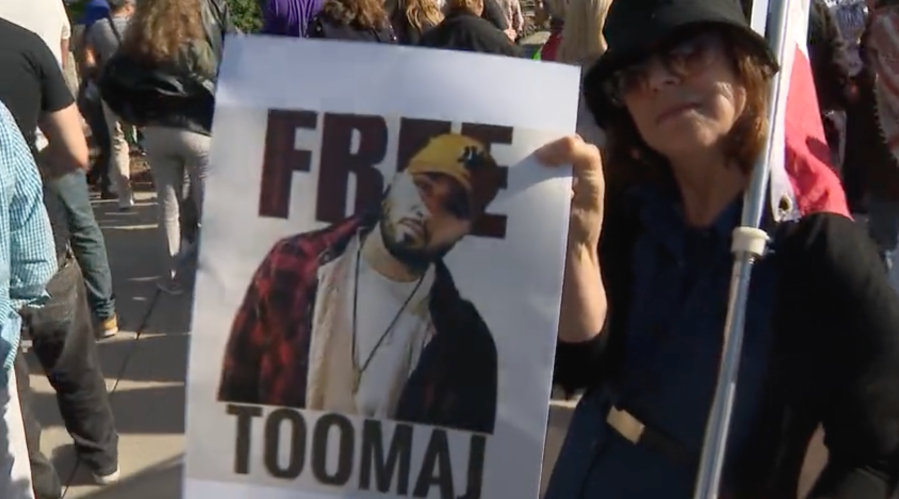 Iranian rapper's death sentence sparks protests in L.A.