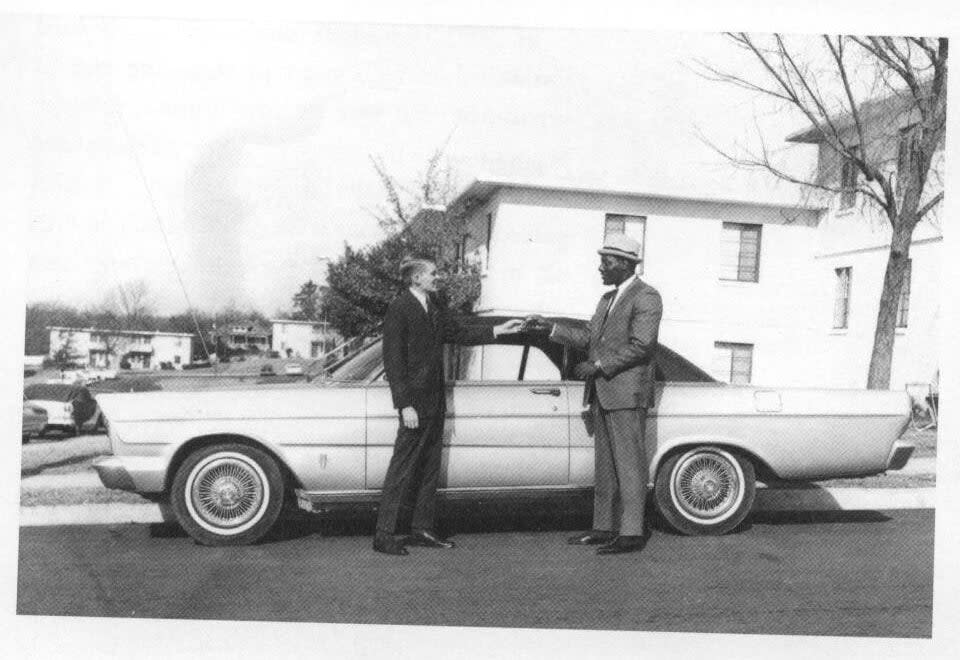 Alan Walden and Otis Redding. (Credit: Alan Walden)