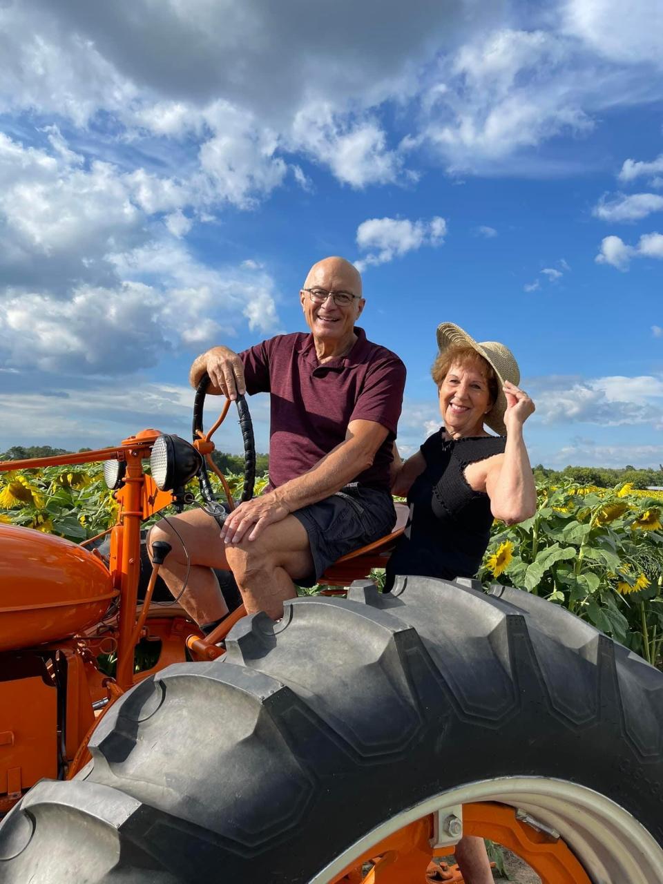 John Warder and wife, Sharri, on a farm.