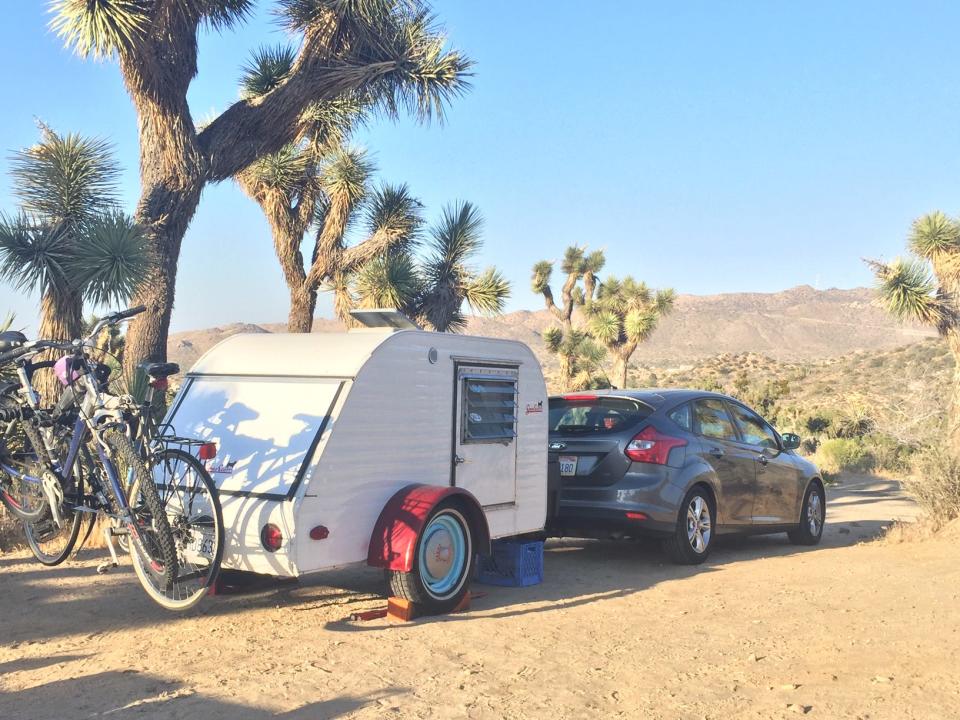 This Scotty in Joshua Tree is part of the small travel trailer taking over the camping world.