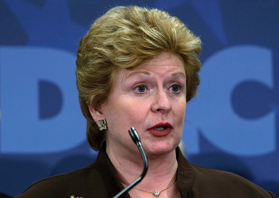 <a href="http://www.senate.gov/artandhistory/history/common/briefing/women_senators.htm"><strong>Served from:</strong></a> 2001 to present   Sen. Debbie Stabenow (D-Mich.) speaks at a news conference on June 10, 2008 in Washington. (Photo by Alex Wong/Getty Images) 