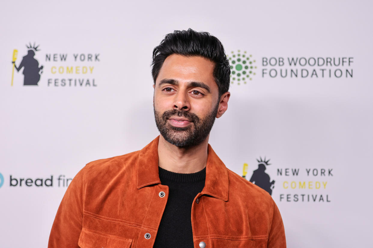 NEW YORK, NEW YORK - NOVEMBER 07: Hasan Minhaj attends the 16th Annual Stand Up For Heroes Benefit presented by Bob Woodruff Foundation and NY Comedy Festival at David Geffen Hall on November 07, 2022 in New York City. (Photo by Jamie McCarthy/Getty Images for Bob Woodruff Foundation)