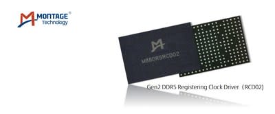 Montage Technology&#39;s Gen2 DDR5 Registering Clock Driver (RCD02)