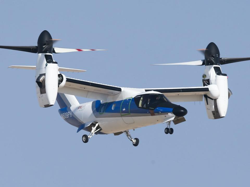 Leonardo AW609 Tiltrotor Dubai Airshow 2021