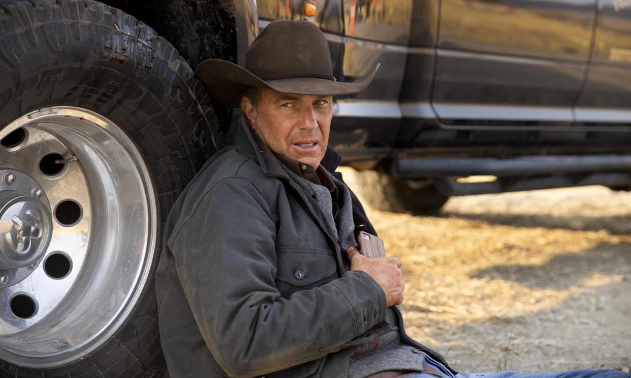 <span>Kevin Costner in a scene from Yellowstone. The actor says he has quit the popular series to focus on his own series of Western movies.</span><span>Photograph: AP</span>