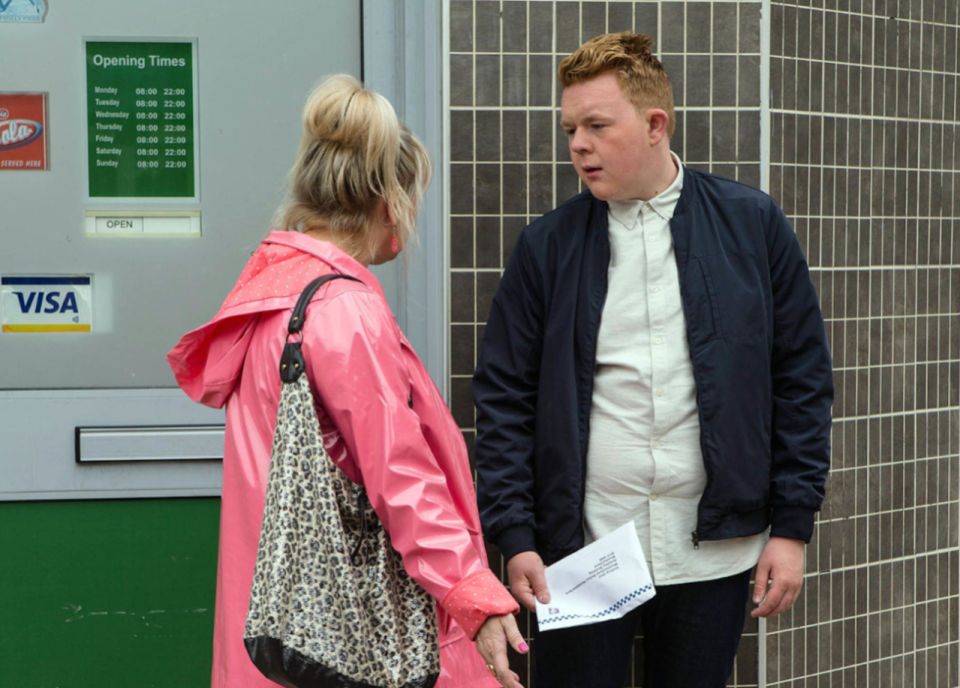 <p>Craig finds his application to the police unposted in Beth’s bag and confronts her about her lies. Beth covers and ends up reluctantly posting the form.</p>