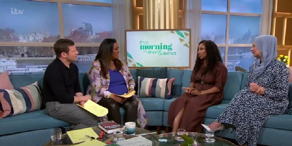 She spoke about her secret IBS battle on This Morning (ITV)