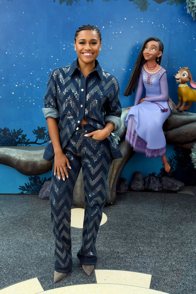 Ariana DeBose at a photo call for "Wish" on Nov. 10 in Los Angeles. 