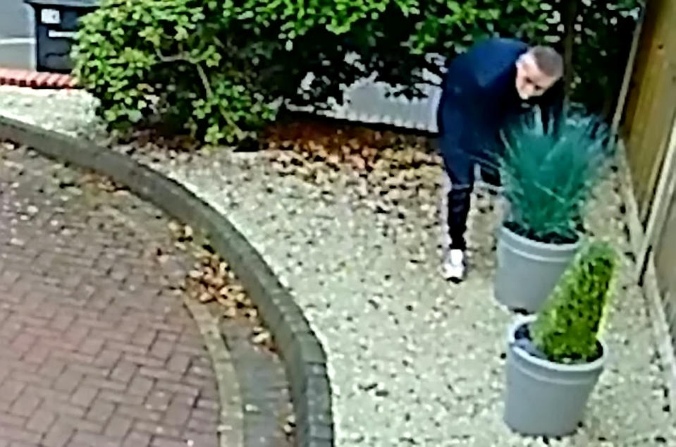 Thief caught on CCTV stealing plants in Birmingham