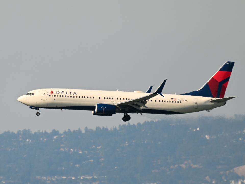 A Delta Air Lines plane.