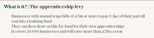 What is it? | The apprenticeship levy