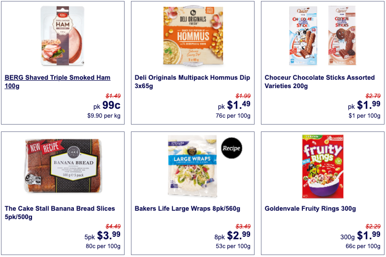 Super Saver grocery discounts at Aldi this week.