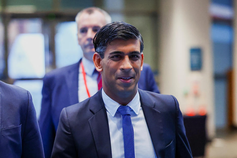 The Britain government, under current Prime Minister Rishi Sunak, has been criticised for its lack of green industrial strategy compared to other countries. Photo: Hannah McKay via Reuters.