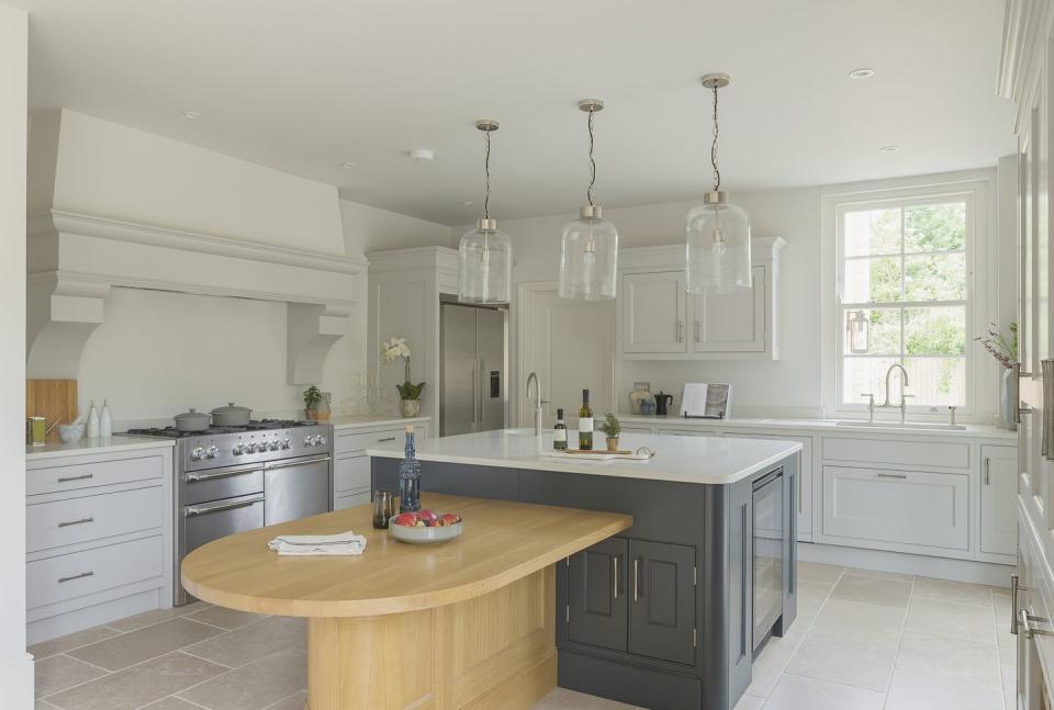 kitchen in new build luxury house