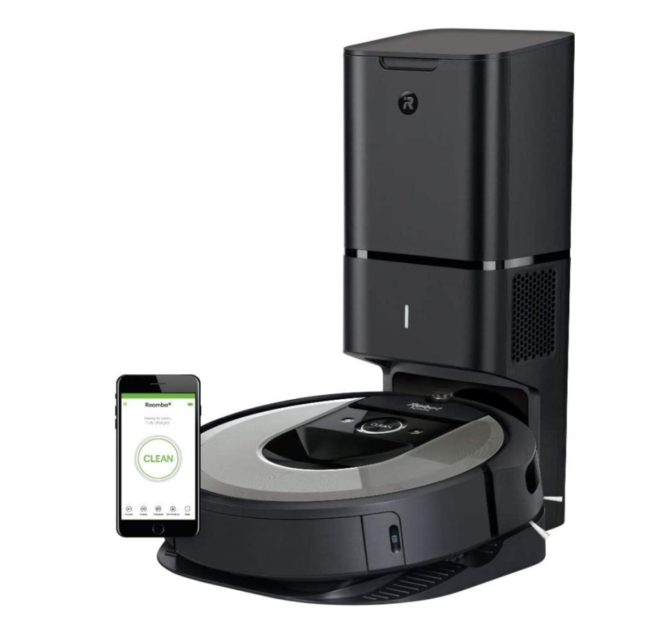 <p><strong>iRobot</strong></p><p>amazon.com</p><p><strong>$800.00</strong></p><p><a href="https://www.amazon.com/iRobot-Roomba-Connected-Automatic-Disposal/dp/B085D45SZF/?tag=syn-yahoo-20&ascsubtag=%5Bartid%7C10055.g.37664083%5Bsrc%7Cyahoo-us" rel="nofollow noopener" target="_blank" data-ylk="slk:Shop Now;elm:context_link;itc:0;sec:content-canvas" class="link ">Shop Now</a></p><p>Make vacuuming your home a breeze with the help of <a href="https://www.goodhousekeeping.com/home-products/a37620790/top-robot-vacuums-ca/" rel="nofollow noopener" target="_blank" data-ylk="slk:iRobot’s +i6 model;elm:context_link;itc:0;sec:content-canvas" class="link ">iRobot’s +i6 model</a>. Not only does this option move around on its own, picking up dirt and grime along the way, but it also removes dirt on its own.</p>