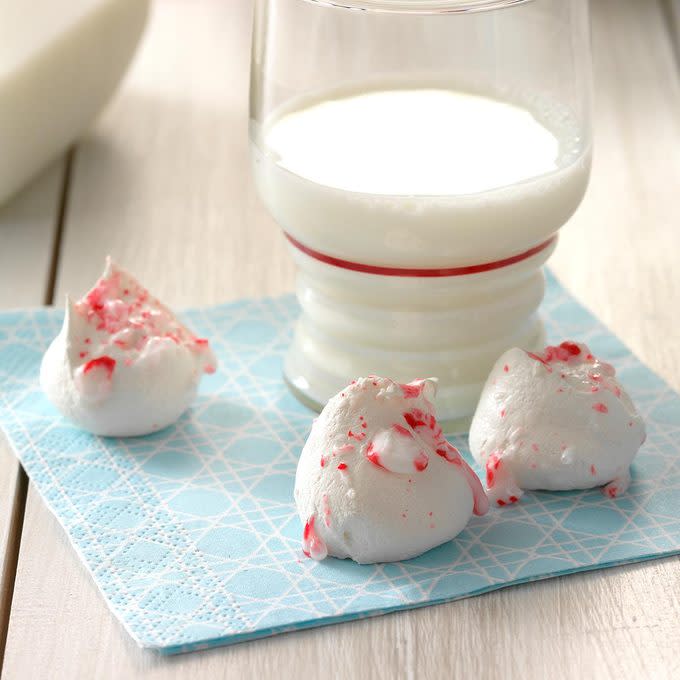 Peppermint Meringues