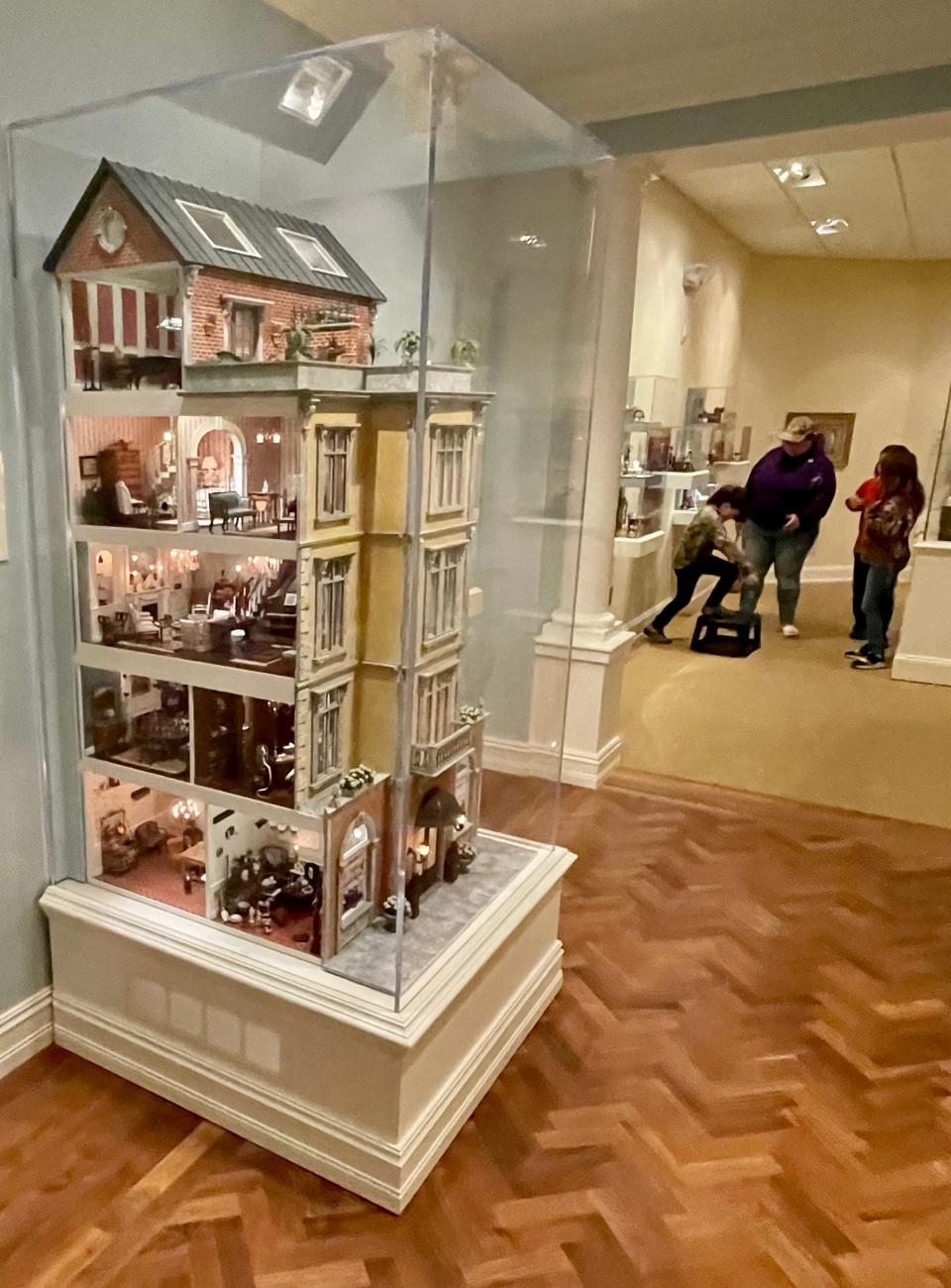 Visitors enjoy exploring the miniatures gallery at the Kentucky Gateway Museum.