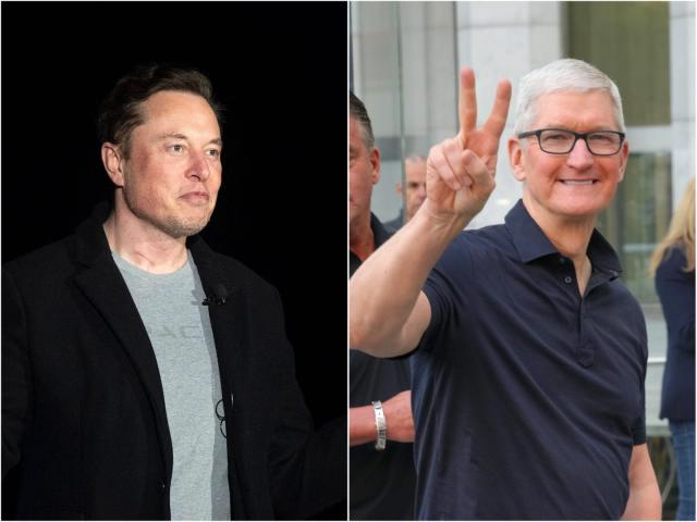 Elon Musk says resolved a with Tim Cook about Twitter potentially being yanked from Apple's App Store