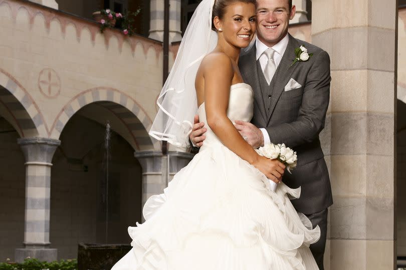 WAYNE ROONEY AND COLEEN McLOUGHLIN WEDDING FROM OK! UK ISSUE 628