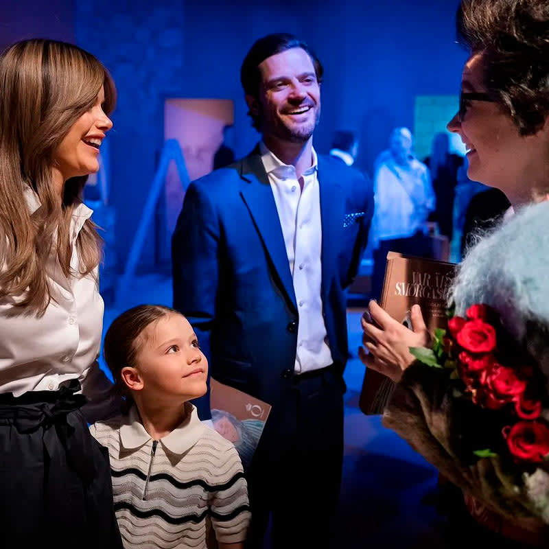 La Familia Real de Suecia en la ópera con los más pequeños