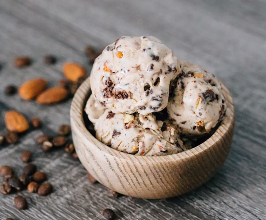 Mocha Almond Fudge Ice Cream from A Couple Cooks