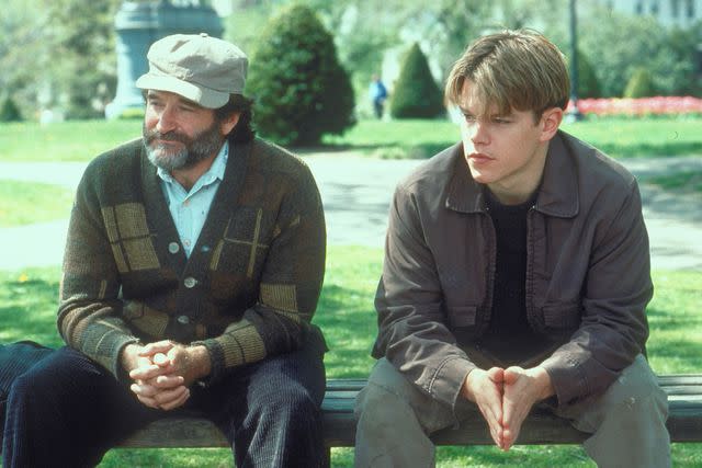 <p>Miramax/Photofest</p> Robin Williams and Matt Damon in 'Good Will Hunting'