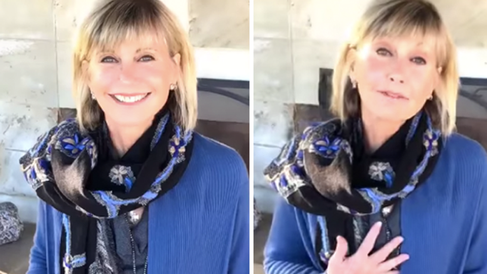 Olivia Newton-John has broken her silence after a report claimed the singer was ‘clinging on to life’ as she battles cancer. Photo: Facebook/Olivia Newton-John