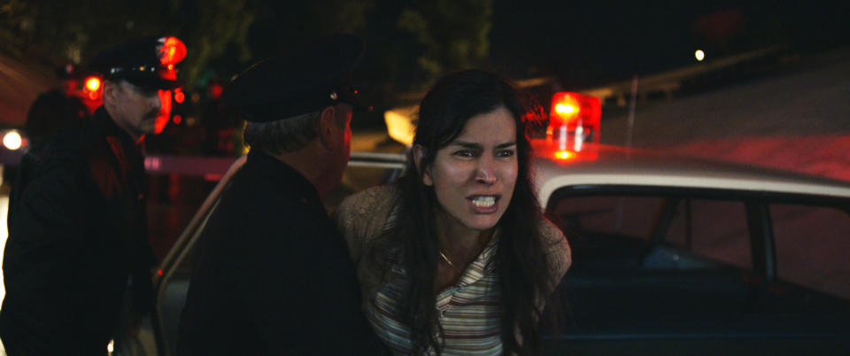 This image released by Warner Bros. Pictures shows Patricia Velasquez in a scene from "The Curse of La Llorona." (Warner Bros. Pictures via AP)