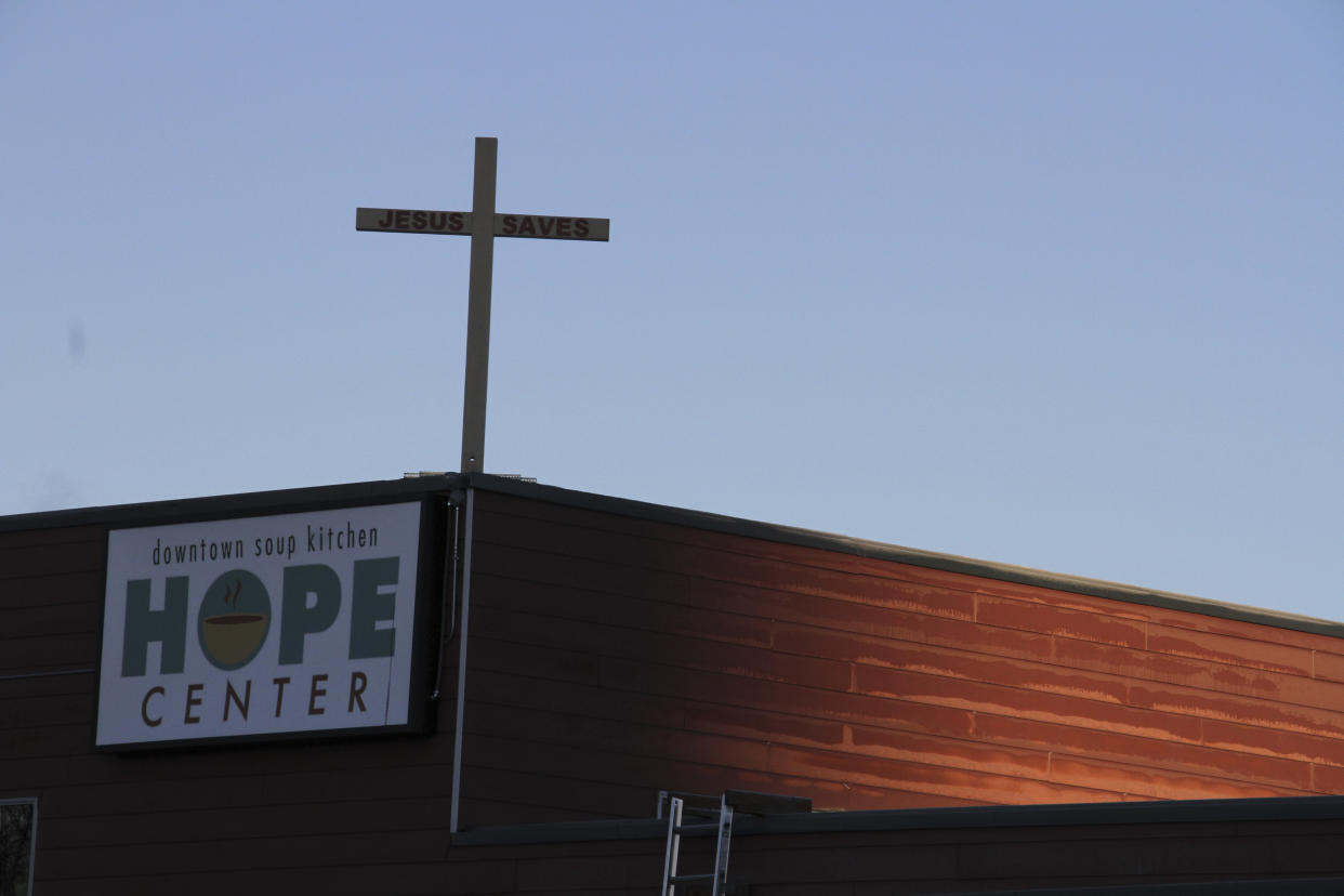 This file photo from November shows the Hope Center women's shelter in downtown Anchorage.&nbsp; (Photo: AP Photo/Mark Thiessen)