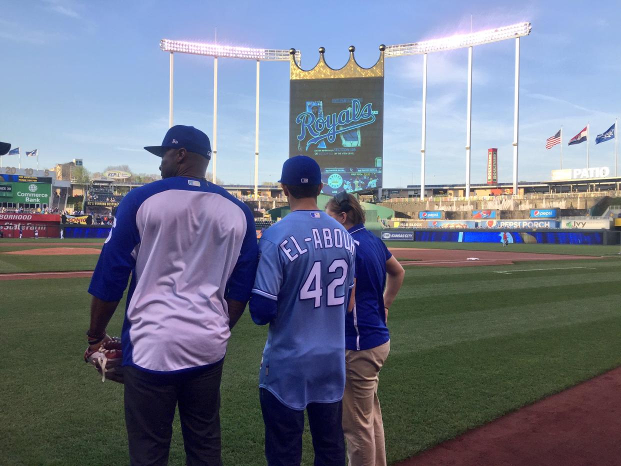 Tarik El-Abour is reportedly the first pro baseball player with autism. (Credit: Kansas City Royals)