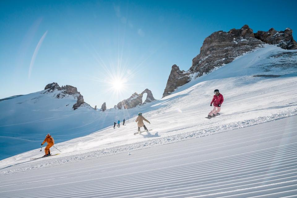 Powder snow and sunshine in Tignes (©andyparant.com)