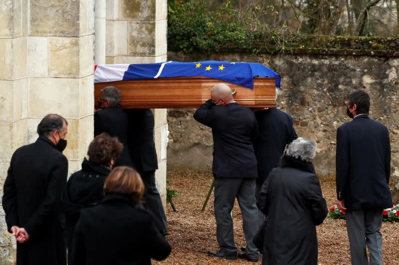 Funeral of late former French President Valery Giscard d'Estaing in Authon