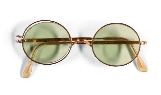 John Lennon's sunglasses sold at auction for £137,500 (Sotheby's)