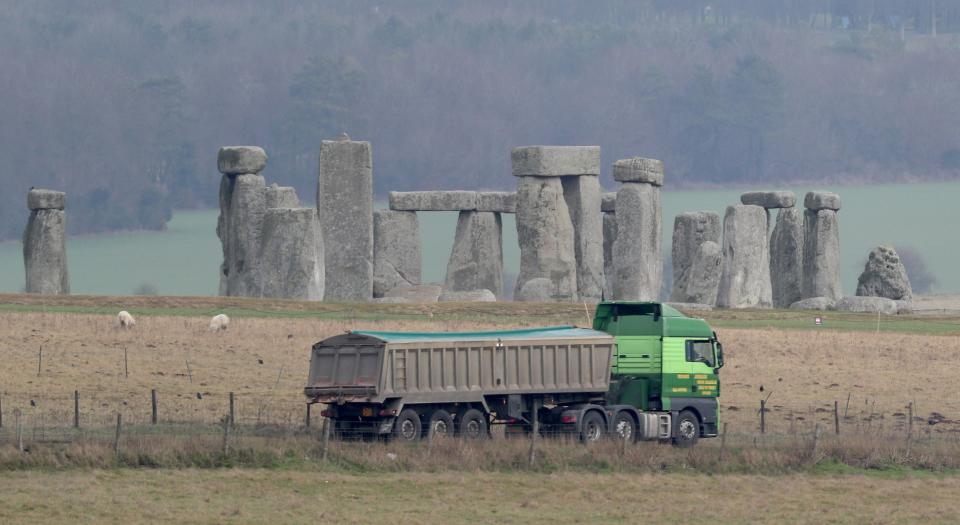 Traffic passes Stonehenge (Steve Parsons/PA) (PA Archive)