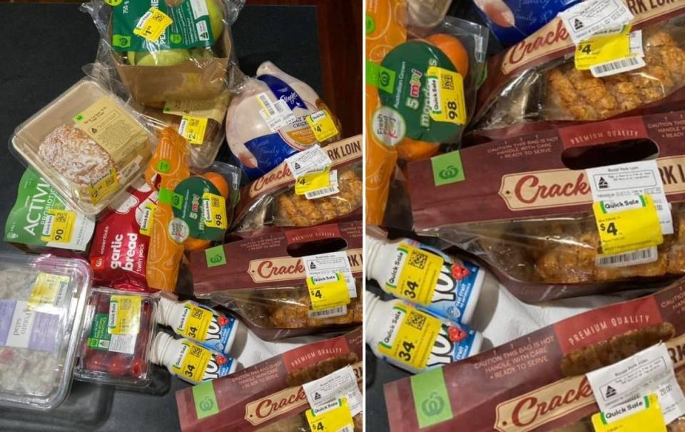 Woolworths items on sale. Source: Facebook