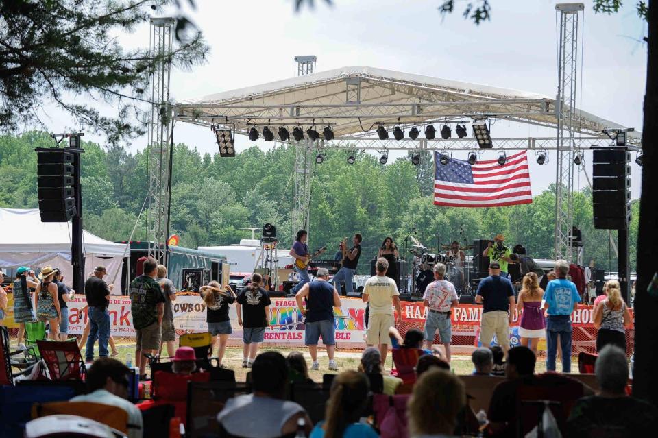 June Jam will celebrate its 44th festival in Houston on Saturday. Pictured is Kategory 5 playing the festival in 2015.