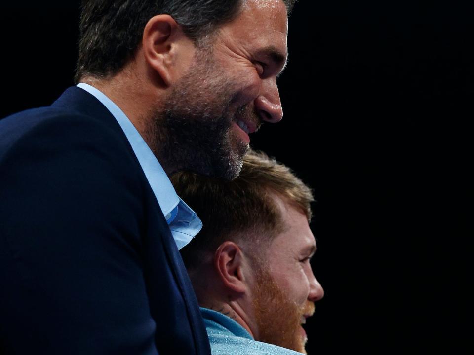 Eddie Hearn represents Saul Alvarez under the Matchroom brand.