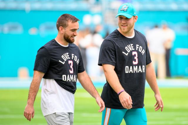 NFL players honor Damar Hamlin with shirts and jerseys in warmups