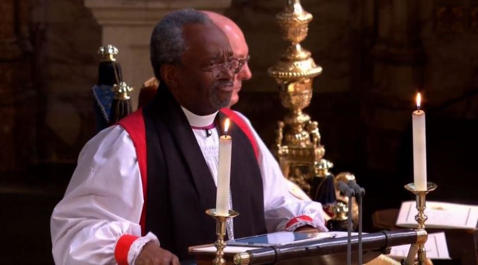 Bishop Michael Curry's Royal Wedding speech in full: The charismatic Episcopal Church reverend's sermon