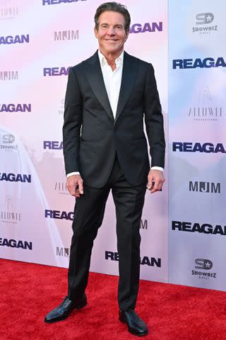 <p>Axelle/Bauer-Griffin/FilmMagic</p> Dennis Quaid attends the Los Angeles Premiere of 'Reagan.'