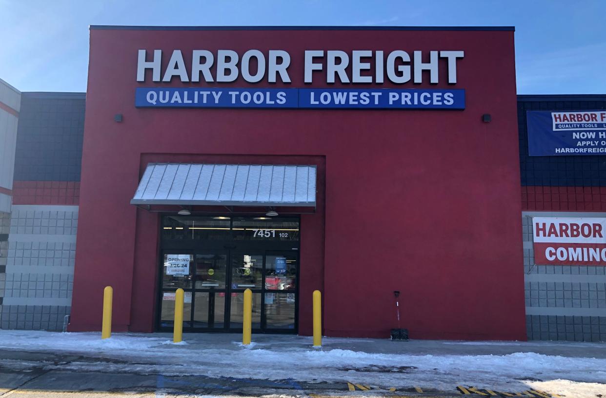 Harbor Freight Tools takes its place at 7451 Seneca Road North, Hornellsville, with the store's opening set for 8 a.m. Tuesday.