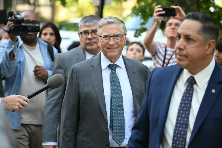 Microsoft co-founder Bill Gates, arrives for a US Senate bipartisan Artificial Intelligence (AI) Insight Forum at the US Capitol in Washington, DC, on September 13, 2023. (Photo by Mandel NGAN / AFP)
