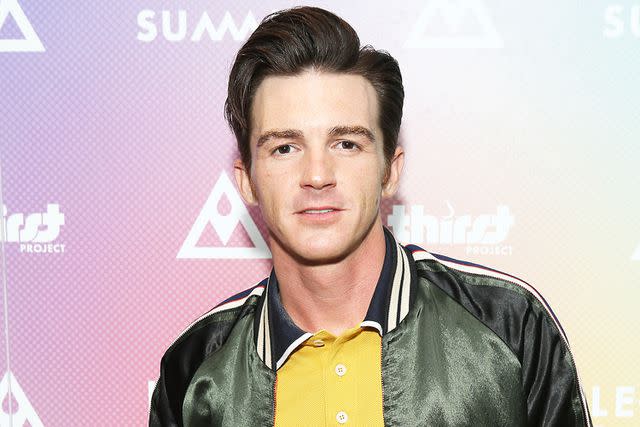 <p>Michael Tran/Getty</p> Drake Bell is pictured attending the Thirst Project's Inaugural Legacy Summit held at Pepperdine University on July 20, 2019 in Malibu, California.
