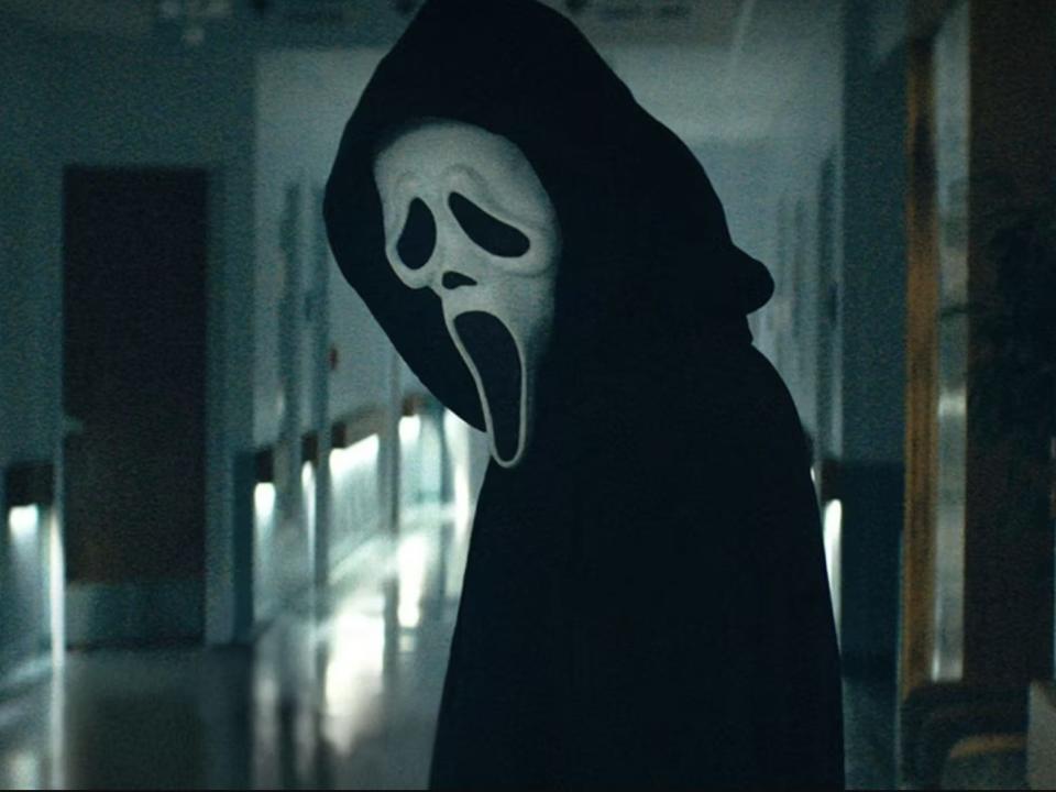 Stuntman Keith Ward as Ghostface in 2022's "Scream."