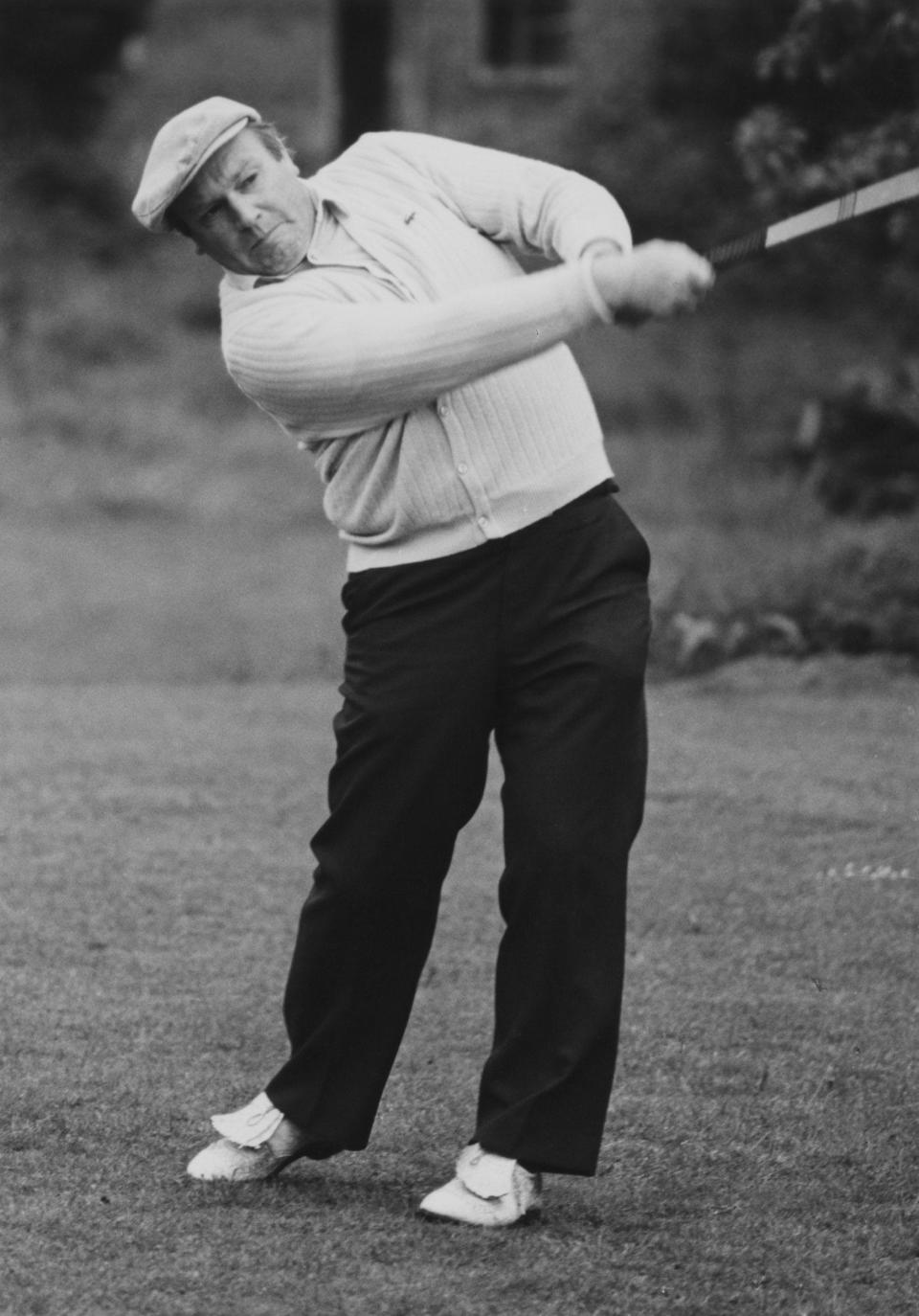 Laidlaw at Wentworth in 1980: his handicap never went below 12, and the 1979 Masters champion Fuzzy Zoeller advised him to stick to dominos - Peter Dazeley/Getty Images