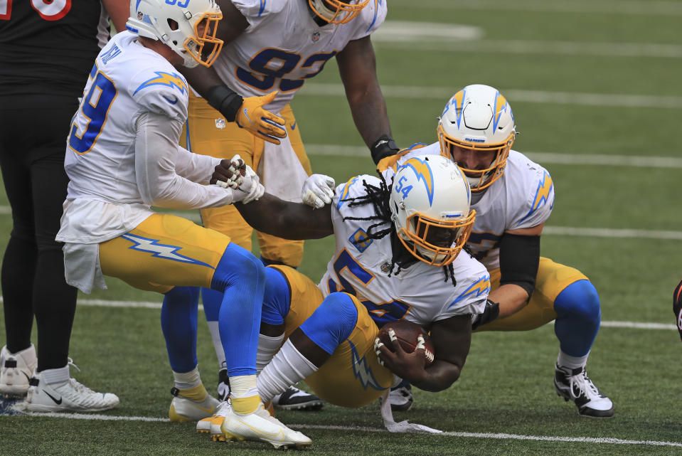 Los Angeles Chargers defensive end Melvin Ingram (54) 